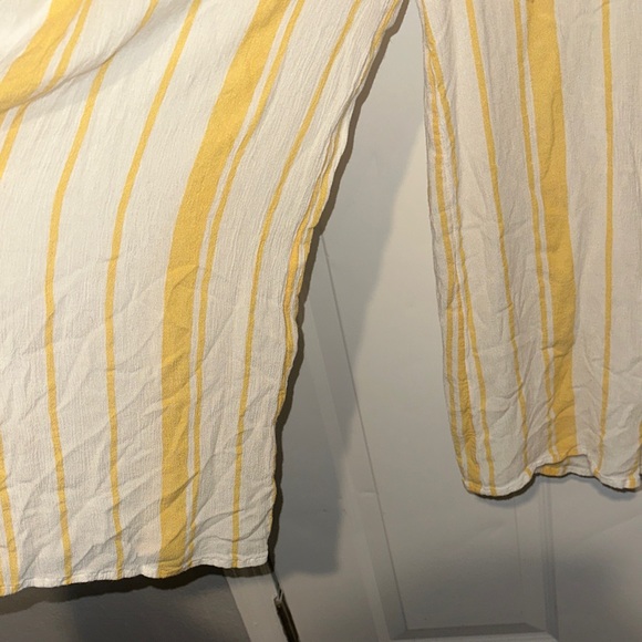 Billabong White and Yellow Striped Romper - Picture 5 of 12